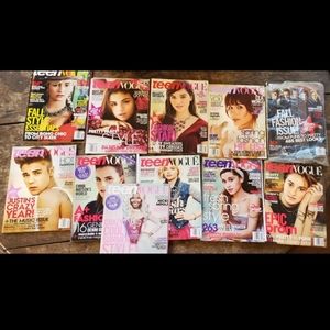 SOLD8 Teen Vogue Magazines from 2013/2014
